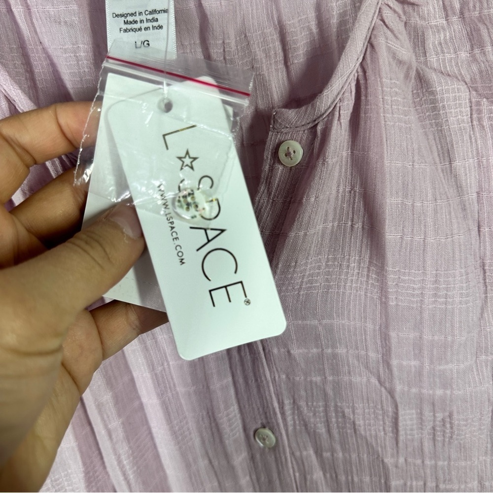 NWT L*Space Napali Maxi Dress Lavender Size L - Picture 9 of 10